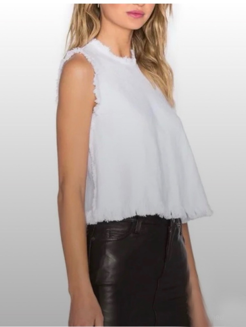 T by Alexander Wang Sleeveless Fringe Top
